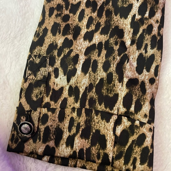 Satin leopard blazer - Picture 3 of 3